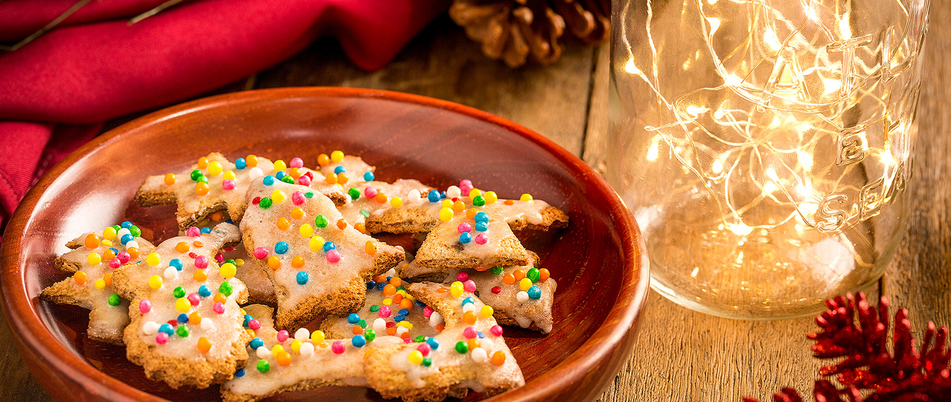 Biscoitos natalinos com especiarias