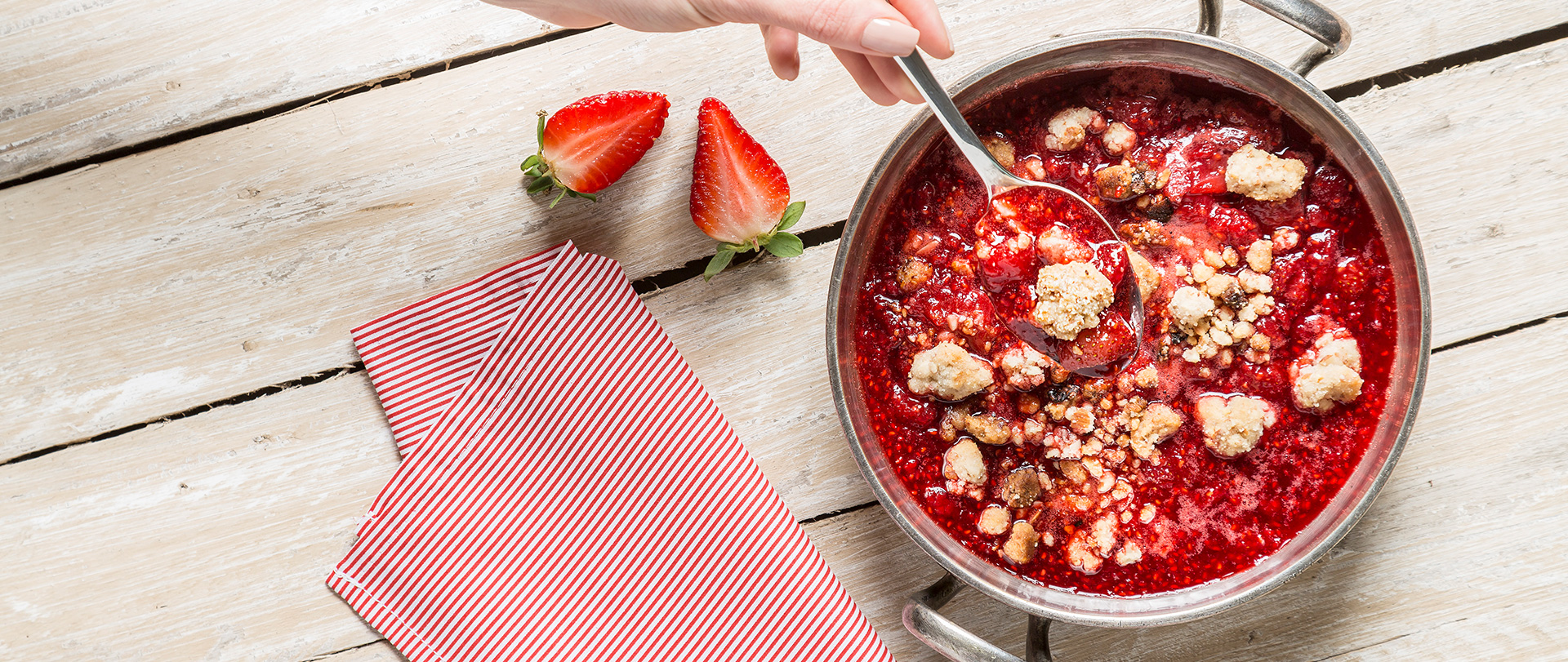 Crumble de Frutas Vermelhas