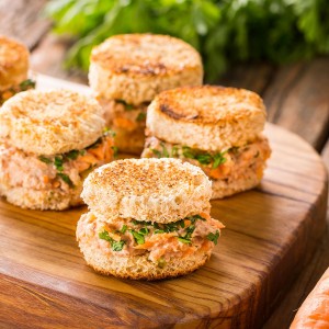 Alfajor salgado de atum